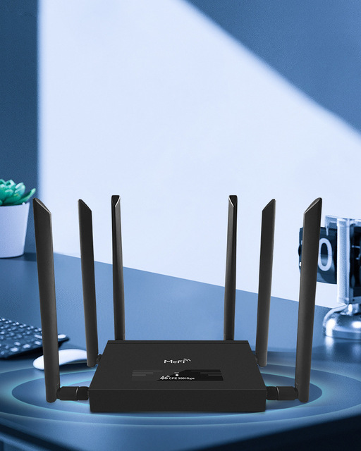 Industrial 4G Modem 300Mbps Cat4 CPE LTE WiFi6 Wi-fi Portable Long Range 4g Router with Sim Card Slot Mini WiFi