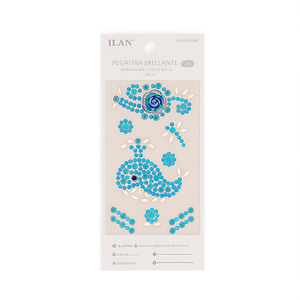 Adesivi con Strass Scintillanti ILAN Design a Pesce 39021-2 - Product Image 1
