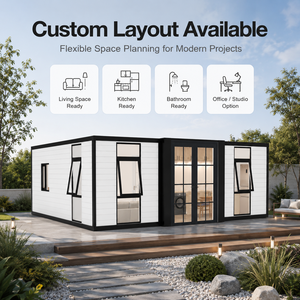 Casa Prefabricada Moderna de Panel Sándwich Blanco de Newgen Development, Diseño Compacto de Lujo para Alquiler o Uso como Alojamiento - Product Image 1