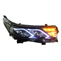 Phares LED pour Toyota Corolla 2014 2015 2016 avec lentille, feux de jour et clignotants dynamiques ambre, ajustement parfait