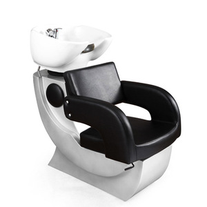 Chaise de lavage de cheveux avec bac en céramique - Product Image 5
