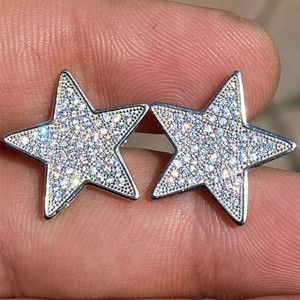 Orecchini a Stella Trendy per Donne, Gioielli per Orecchie Eleganti e Alla Moda per Uso Quotidiano - Product Image 1