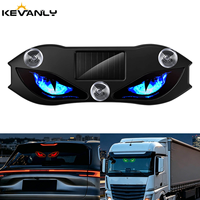 Nouvelle lumière de signalisation arrière de voiture à LED dynamique sans fil « Demon Eyes » à énergie solaire 2026 pour éclairage d'ambiance automobile