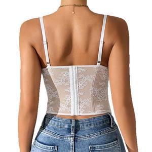 Camisole sexy en dentelle personnalisée SMOOTH, fille sexy, soutien-gorge <span class=keywords><strong>pur</strong></span> et sexy, haut de camisole, soutien-gorge à armatures, à porter comme vêtement extérieur - Product Image 5