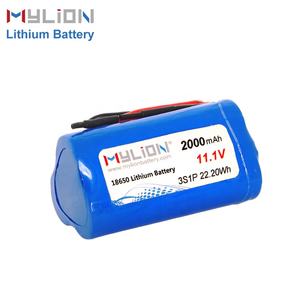Mylion campione gratuito mini ricaricabile 12 volt 2000mah 18650 batteria agli ioni di litio batterie per uso medico cpap macchina per la respirazione - Product Image 2