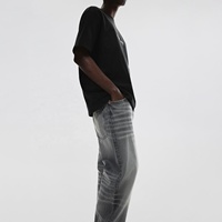 Jeans pour hommes de haute qualité Rainbow Spray, fabricant de jeans vintage pour hommes, jeans baggy, style classique américain, jeans en denim pour hommes de poids lourd