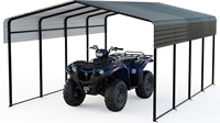 Installation sur commande par un partenaire : Abri de voiture portable en acier, étanche, thermolaqué, durable, avec conception de fourniture et pièces de rechange pour l'exportation
