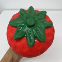 USA Warehouse Zachte Jumbo Aardbei Squishy Fidget Toy 15*12cm Cartoon Fruit Stressverlichtende Speelgoed voor Kinderen en Volwassenen