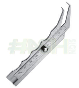 Thorpe Pied à coulisse de 4.5 pouces avec graduations de 80 mm de pouce et mm, mesure jusqu'à 3 pouces-Garantie 1 an - Product Image 1