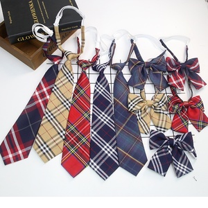 Ensemble d'accessoires de vêtements décontractés en jacquard, nœud papillon sans nœud à nouer pour <span class=keywords><strong>uniforme</strong></span> scolaire étudiant - Product Image 1
