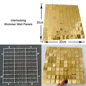 طباعة الفهد أي صورة مصممة يمكن أن تكون ألواح الترتر البلاستيكية المطبوعة بالآشعة الفوهد خلفيات الحائط لأحداث الزفاف - Product Image 4