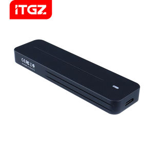 เคส M.2แบบสองโปรโตคอล10Gbps USB 3.2 Gen2 Type-C อะลูมิเนียมสำหรับ NVME SATA SSD - Product Image 1