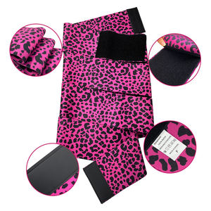 Precio de fábrica, cinturón recortador de cintura elástico con estampado de leopardo rosa para mujer, moldeador de cuerpo, corsé de compresión para mujer - Product Image 6
