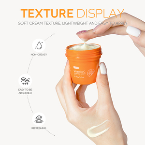 Crème hydratante éclaircissante et raffermissante pour le visage, anti-âge, anti-rides, au collagène et à la vitamine C - Product Image 2
