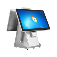 Sistem POS Supermarket 15''/15.6'' dengan Printer Terintegrasi 58mm/80mm
