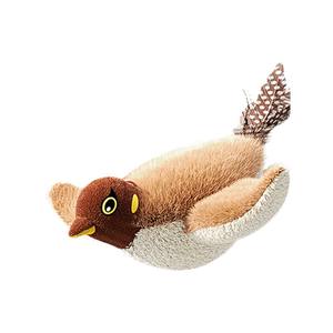 Smart elettrico ricaricabile con tocco di peluche attivato passero cinguettio Tweet movimento interattivo per animali domestici ali che sbattono uccello giocattolo per gatti - Product Image 5