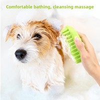 Brosse de bain pour animaux de compagnie transfrontalière avec massage et bulles pour le nettoyage et la beauté – Nouveauté explosive
