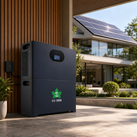 Système de stockage d'énergie résidentiel 12kW 16kWh, double MPPT 9kW+9kW, 200A, UPS 10ms, certifié CE FCC UN38.3 UL1973, avec sortie biphasée 120/240V
