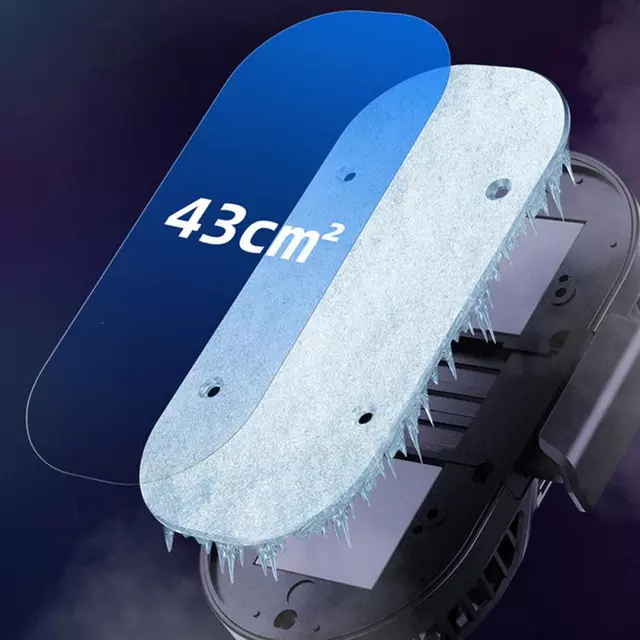 Portable mobile phone broadcast cooling artifact semiconductor cooling fan