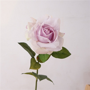 Haute qualité longue tige unique Latex Rose vraie touche soie <span class=keywords><strong>fleur</strong></span> artificielle pour les événements <span class=keywords><strong>de</strong></span> mariage Table fleurs décoratives - Product Image 3