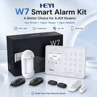 Sistema de Alarma Inteligente W7 4G GSM WiFi, Kit de Seguridad de Material ABS, Compatible con SIA CID, Control Remoto por Aplicación de Servidor Privado