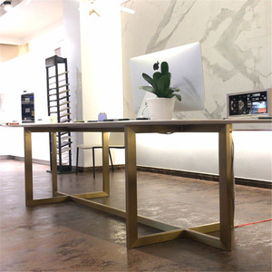 Đồ Nội Thất Bằng Kim Loại Cơ Sở Vàng Brass Copper <span class=keywords><strong>Cast</strong></span> <span class=keywords><strong>Iron</strong></span> Đối Với Bảng OEM Tùy Chỉnh Điều Chỉnh Bàn Ăn Chân Bàn Cà Phê Chân - Product Image 6