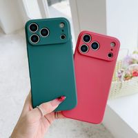 Coque de Luxe Matte Personnalisée en Silicone Souple TPU pour iPhone 17 16, Étui de Téléphone pour iPhone 17 16 15 14 Pro Max 17 Air 16 Plus