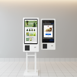 15.6inch Touch Screen Self-service Kiosks Pos Teminal All in One <b>Pc</b> Machine Restaurant Self Othering Barcode - Product Image 1