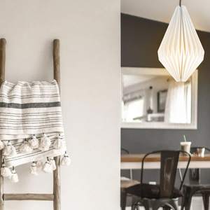 <span class=keywords><strong>Abat</strong></span>-<span class=keywords><strong>jour</strong></span> en papier <span class=keywords><strong>origami</strong></span> de style nordique, <span class=keywords><strong>abat</strong></span>-<span class=keywords><strong>jour</strong></span> pliable en papier, couverture de lampe suspendue, lanterne décorative en papier - Product Image 5