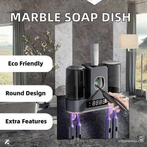Support à savon rond en plastique écologique BEST pour toilettes, salle de bain, douche, cuisine - Product Image 2