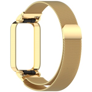 สายรัดแม่เหล็กกรอบสแตนเลสแบบอัจฉริยะสำหรับนาฬิกา <span class=keywords><strong>Mi</strong></span> Band9 Active Milan สำหรับสายนาฬิกาโลหะ <span class=keywords><strong>Mi</strong></span> band3 - Product Image 2