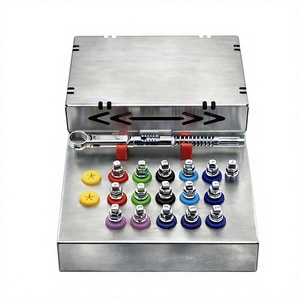 Destornillador de Trinquete Manual para Implantes Dentales, Herramienta Ergonómica Universal de Acero Inoxidable para Restauración Protésica de Coronas, Quirúrgico - Product Image 1