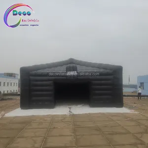 Tenda Bangunan Struktur Acara Tiup Hitam Kustom