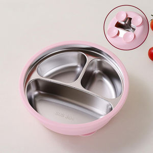 Plato de Silicona Antideslizante con Divisiones, Libre de BPA, Resistente al Calor, 150 ml, para la Hora de Comer de Bebés y Niños - Product Image 3