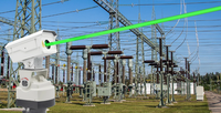 Répulsif à ultrasons puissant de 1000 mW à longue portée, anti-oiseaux, dissuasif pour les hiboux, contrôle des oiseaux par laser