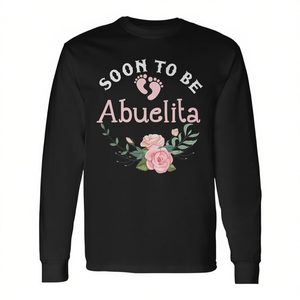 Pronto Será Abuelita, Promocionada a Nueva Abuela, Camiseta de Manga Larga Española Mexicana, Set de Regalo Cultural y Turístico - Product Image 2