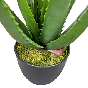 Factory Wholesale 47cm Artificial Green Bonsai <strong>Plant</strong> Artificial Aloe Vera Leaves <strong>Plant</strong> for Home Garden Decoration - Product Image 5