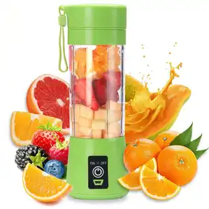 Centrifugeuse électrique à 6 lames, mini USB, 6 lames, accessoires de cuisine, outils portables pour fruits, mixeur