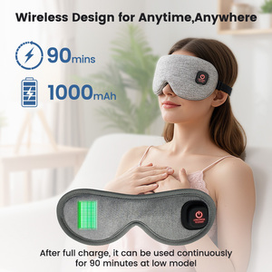 Antifaz Térmico Inalámbrico Recargable Compresa Eléctrica Caliente para Ojo Seco Orzuelo Relajar Tensión Ocular, Máscara <span class=keywords><strong>de</strong></span> Dormir Opaca para Viaje - Product Image 5