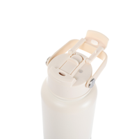 Bouteille d'eau portable écologique en acier inoxydable à double paroi isolée sous vide avec logo personnalisé, 650 ml, étanche et isotherme pendant 12 à 24 heures