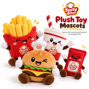 Mascotte en peluche personnalisée pour course de marathon, personnage brodé avec logo, pour organisateur d'événements, sacs cadeaux pour coureurs, jouets promotionnels - Product Image 1