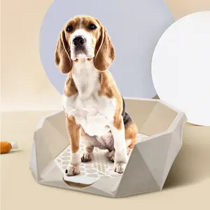 Роскошный ящик для мусора для собак, полузакрытый, защищенный от брызг, туалет для собак