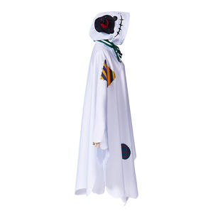 Disfraz de Cosplay de Halloween con capa estampada blanca para adultos para personajes de cine y <span class=keywords><strong>Anime</strong></span> - Product Image 3