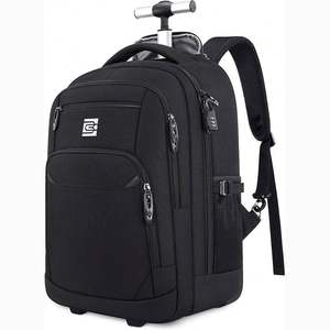 Free Sample <b>Black</b> Classic Business Computer <b>Backpack</b> With Sling Bag and Hand Pouch Set Bags for <b>Women</b> Men - Product Image 4