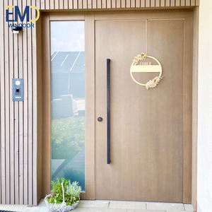 Puerta Principal de Acero de Lujo con Acabado Decorativo en Madera - Product Image 6