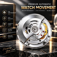 Montre mécanique automatique pour homme, version la plus récente 4131, mouvement de haute qualité, style décontracté et professionnel, miroir saphir, or rose, chronométrage