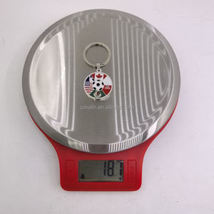 2026 Maßgefertigter Luxus-Schlüsselanhänger aus Edelstahl mit Fußball-Thema als Souvenir und Autoschlüsselanhänger - Product Image 5