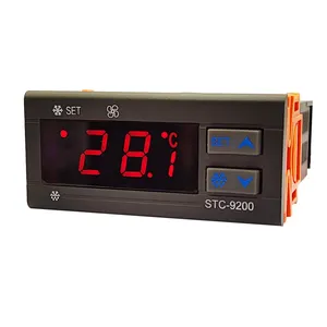 Fungsi Alarm Defrost kipas pemanas pendingin termostat Digital pengontrol suhu STC-9200