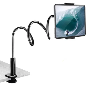 Suporte flexível de gola de cisne para celular, braço longo, suporte para celular, gola de cisne, tablet, para cama