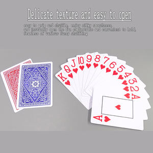 1 adet nokta mal Casino dereceli Poker kartları toptan su geçirmez PVC plastik iskambil kartları CMYK baskılı iskambil kartları - Product Image 3